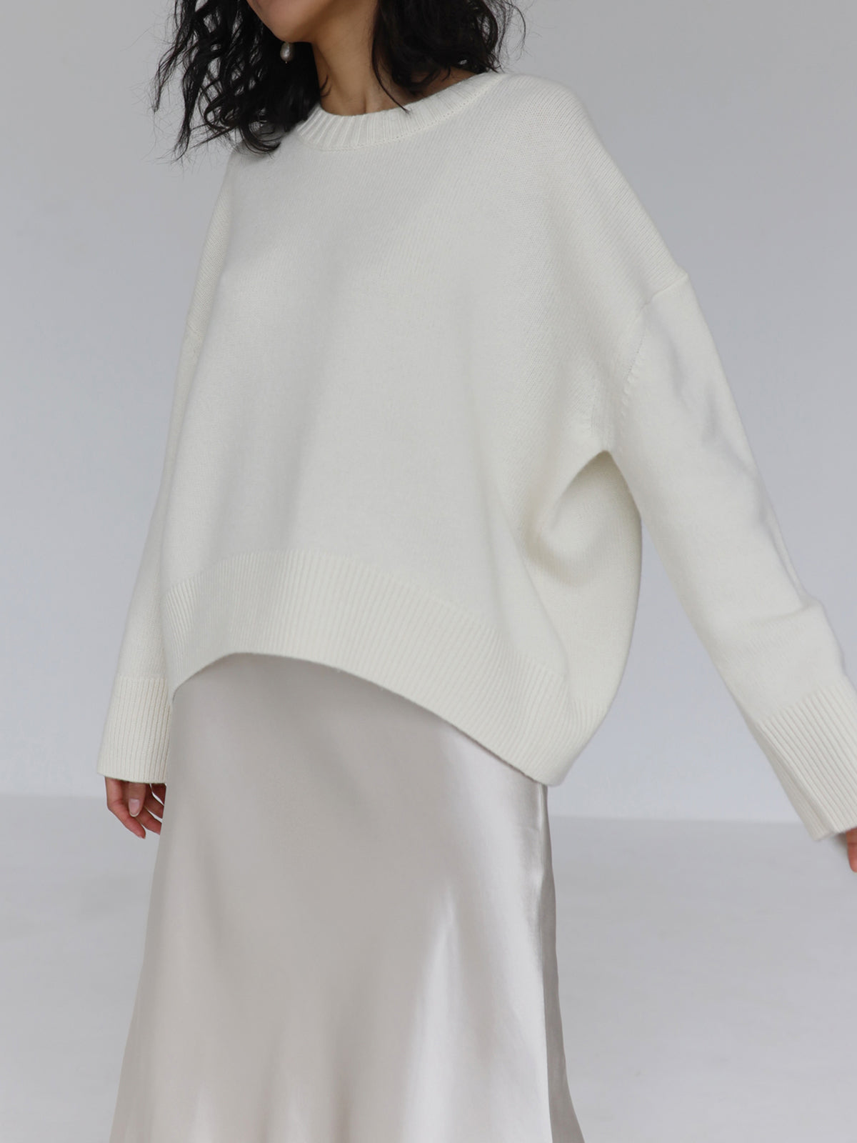 Cozy Luxe Stickad Sweatshirt