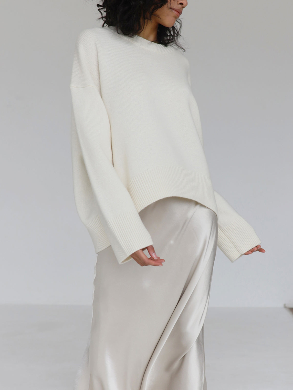 Cozy Luxe Stickad Sweatshirt