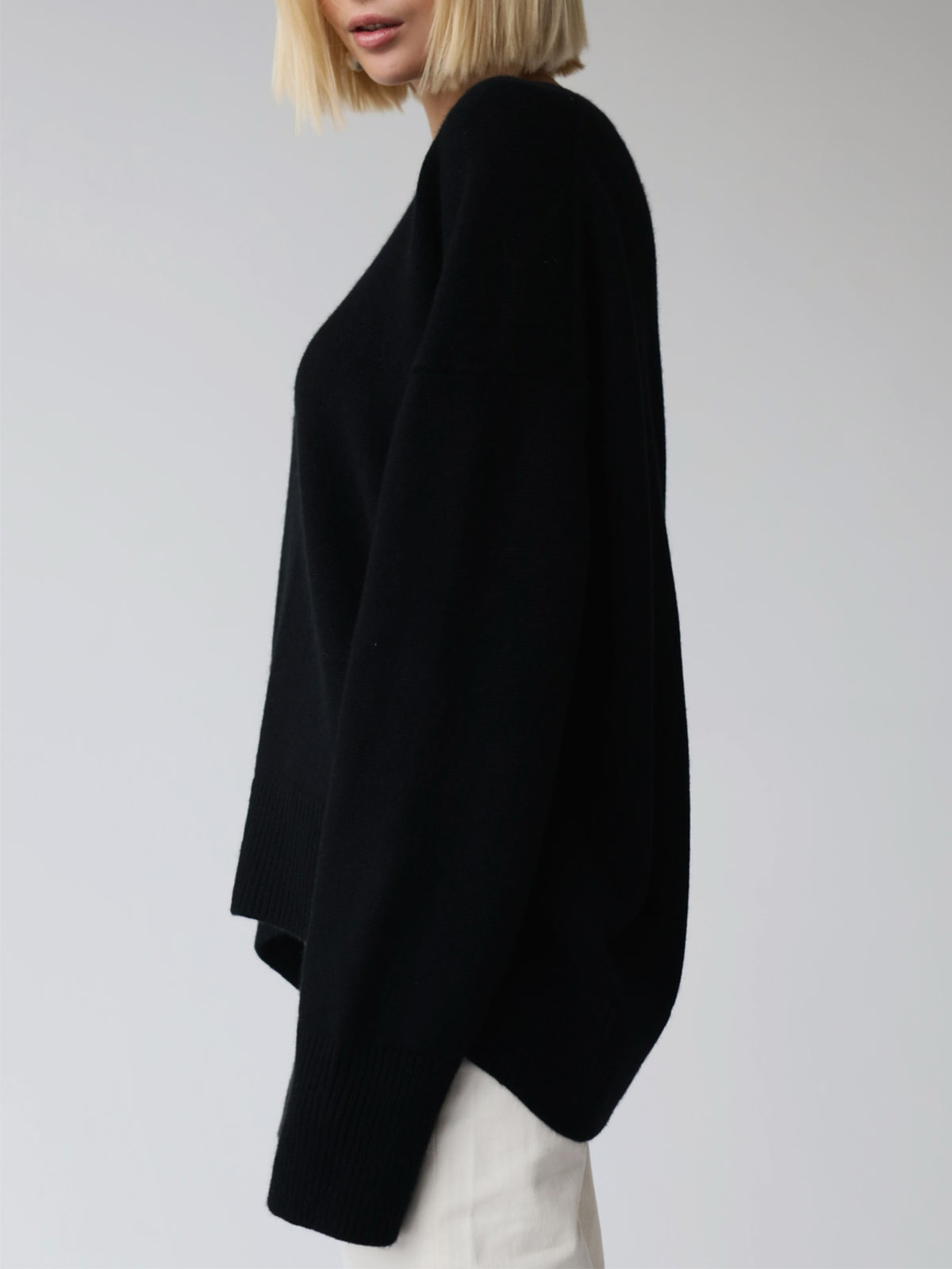 Cozy Luxe Stickad Sweatshirt