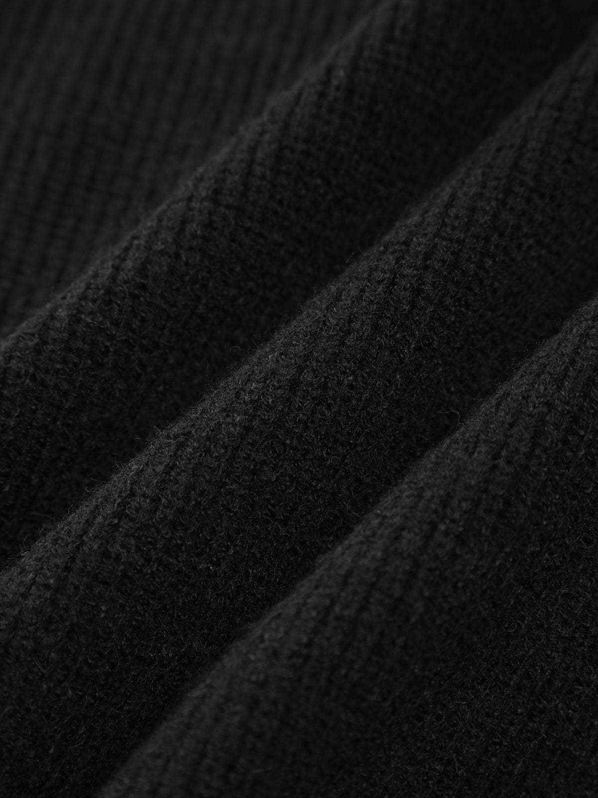 Stickad Tröja med Stygn Detaljer