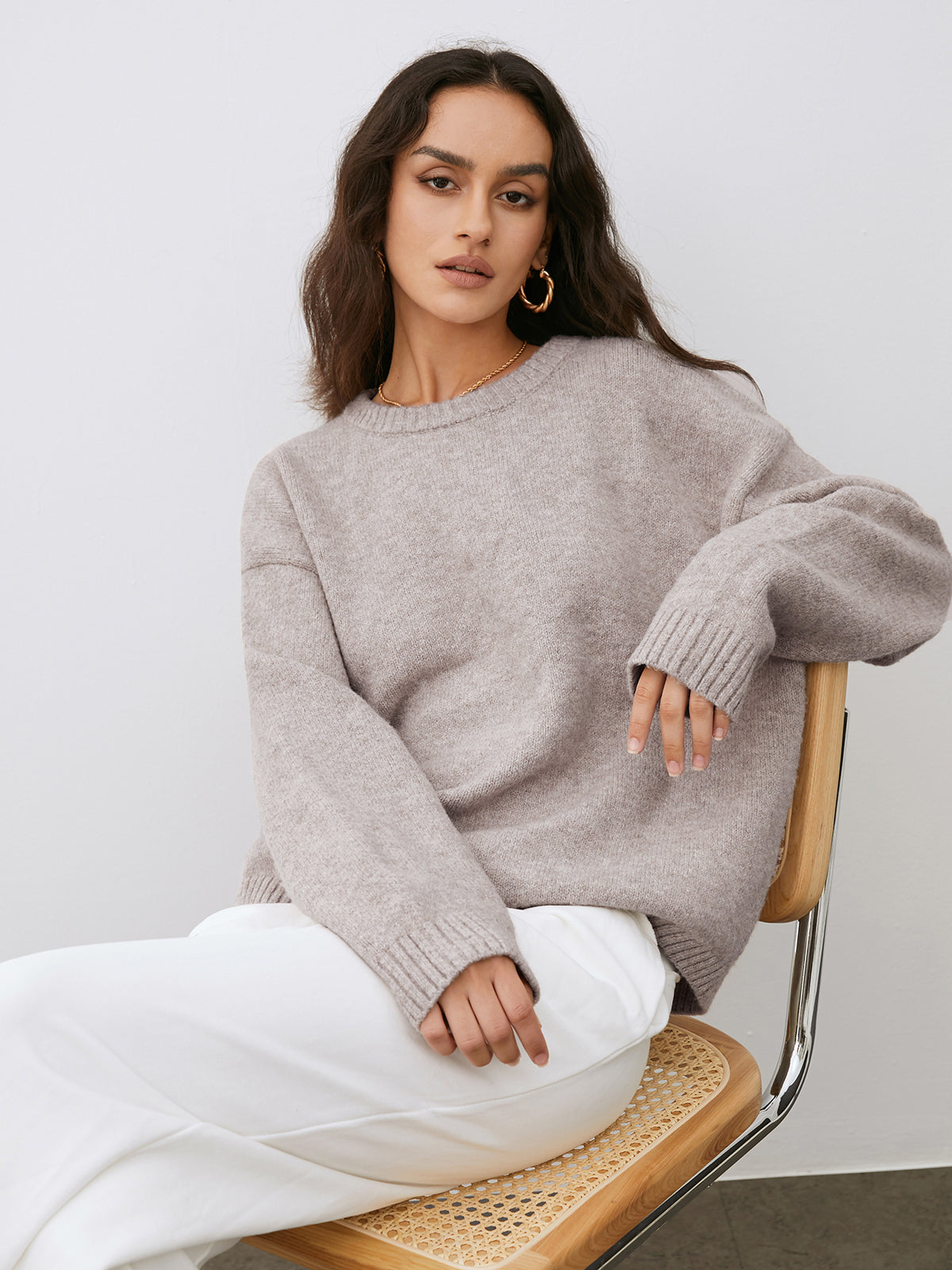 Effortless Luxe Oversized Tröja