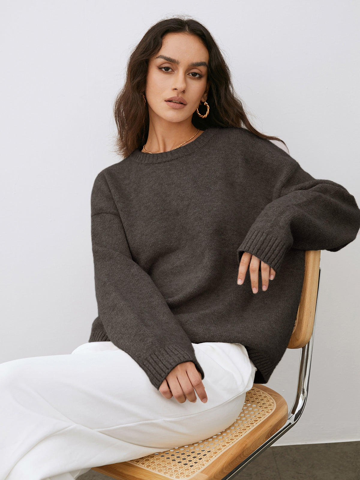 Effortless Luxe Oversized Tröja